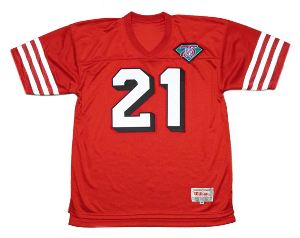 San Francisco 49ers Deion Sanders 1994 Home Throwback Football Jersey product image