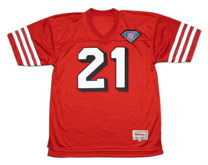 San Francisco 49ers Deion Sanders 1994 Home Throwback Football Jersey product image