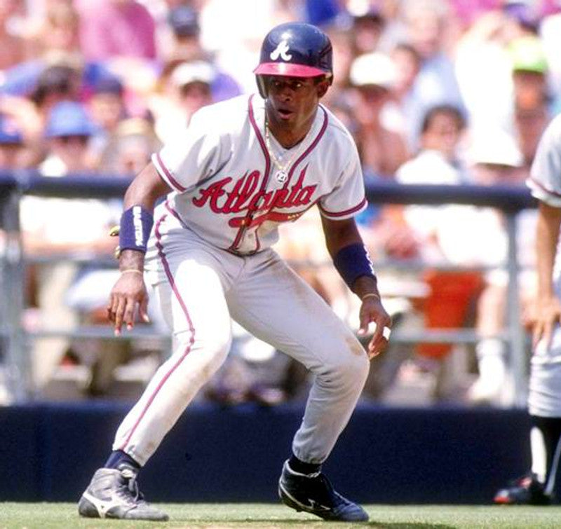 Deion Sanders Atlanta Braves 1992 Baseball jersey retro stitched fan gear RTJ01196