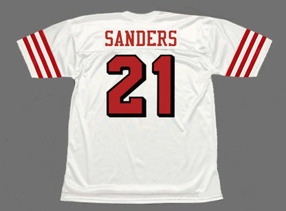 San Francisco 49ers Deion Sanders 1994 Away Throwback Football Jersey product image