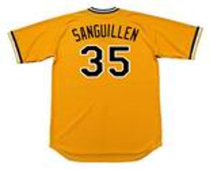 Manny Sanguillen Pittsburgh Pirates 1979 Baseball jersey retro stitched fan gear RTJ00058