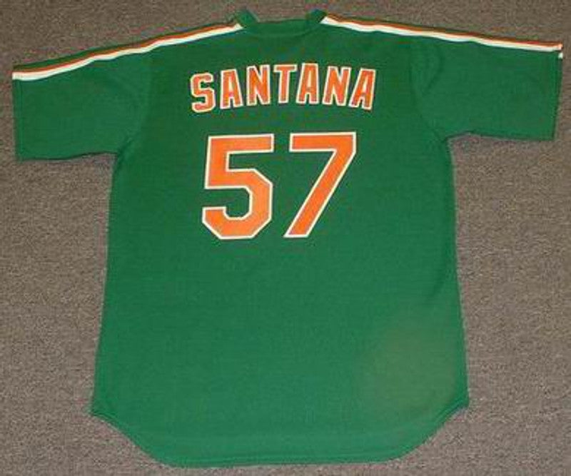 Johan Santana New York Mets 1980s Baseball jersey retro stitched fan gear RTJ00439