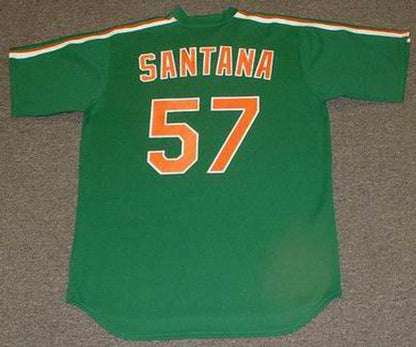 Johan Santana New York Mets 1980s Baseball jersey retro stitched fan gear RTJ00439