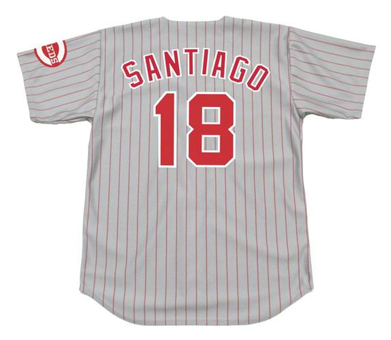 Benito Santiago Cincinnati Reds 1995 Baseball jersey retro stitched fan gear RTJ01814