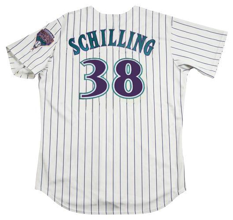CS AD 2001 Throwback Home Baseball Stitched Jersey, Vintage Baseball Jersey, Retro Sewn Jersey