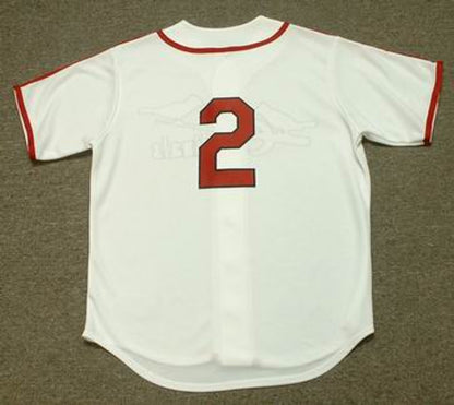 Vintage Baseball Jersey Cooperstown Throwback Stitched Vintage Red Jersey product image