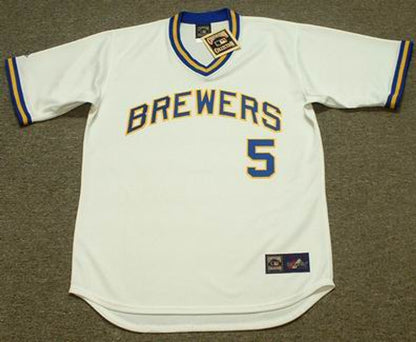 George Scott Milwaukee Brewers 1975 Baseball jersey retro stitched fan gear RTJ00835