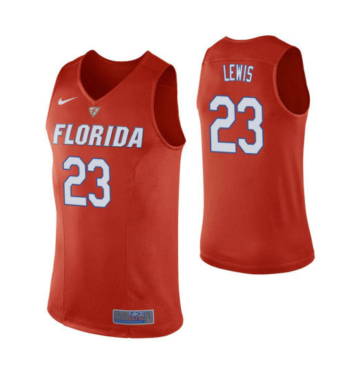 Florida Gators 23 Scottie Lewis Orange College Basketball Jersey retro stitched fan jersey RTJ5480 image 1