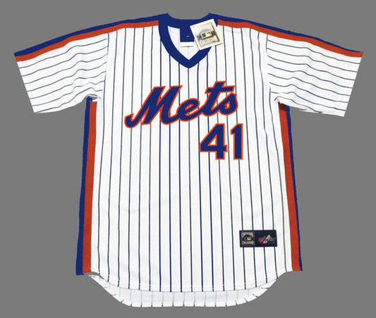 TS NYM 1983 Cooperstown Home Baseball Stitched Jersey, Vintage Baseball Jersey, Retro Sewn Jersey