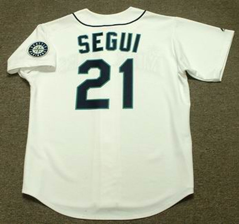 David Segui Seattle Mariners 1998 Baseball jersey retro stitched fan gear RTJ01209
