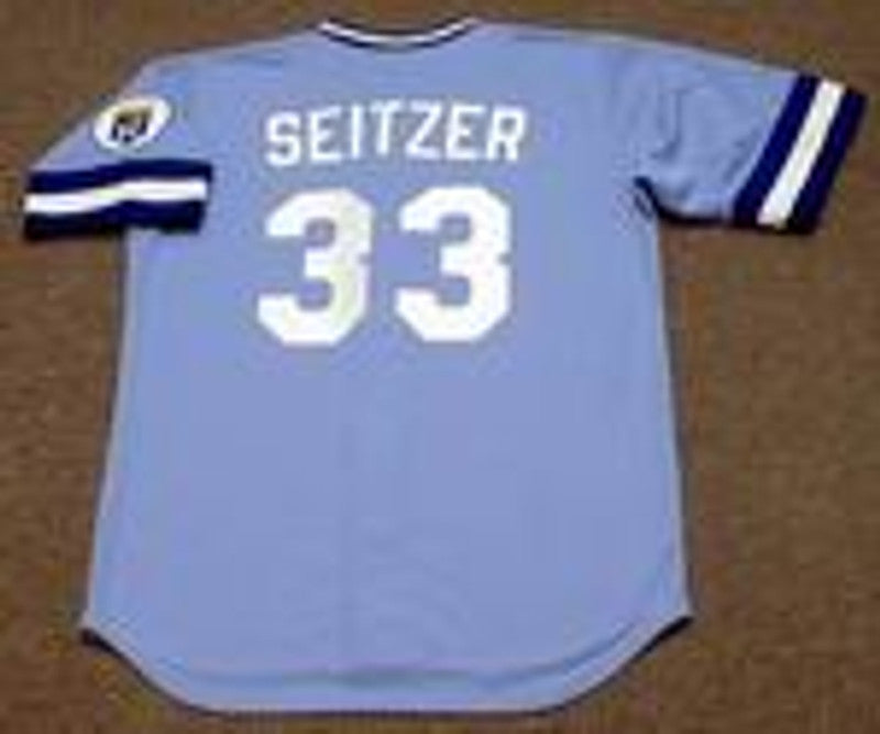 KS KCR 1989 Cooperstown Away Baseball Stitched Jersey, Vintage Baseball Jersey, Retro Sewn Jersey