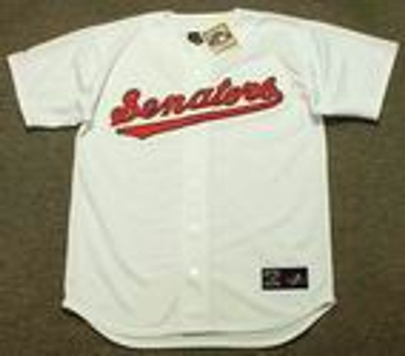 WS WS 1960s Cooperstown Throwback Home Stitched Jersey, Vintage Baseball Jersey, Retro Sewn Jersey