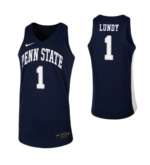 Seth Lundy College Basketball Jersey Navy Penn State Nittany Lions retro stitched fan jersey RTJ2390 image 1