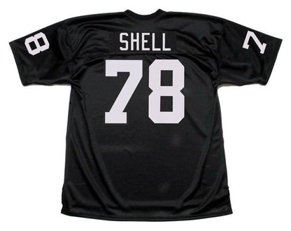 Oakland Raiders Art Shell 1976 Home Throwback Football Jersey product image