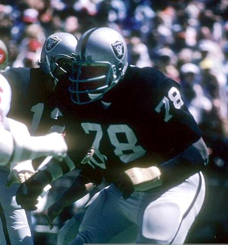 Oakland Raiders Art Shell 1976 Home Throwback Football Jersey product image
