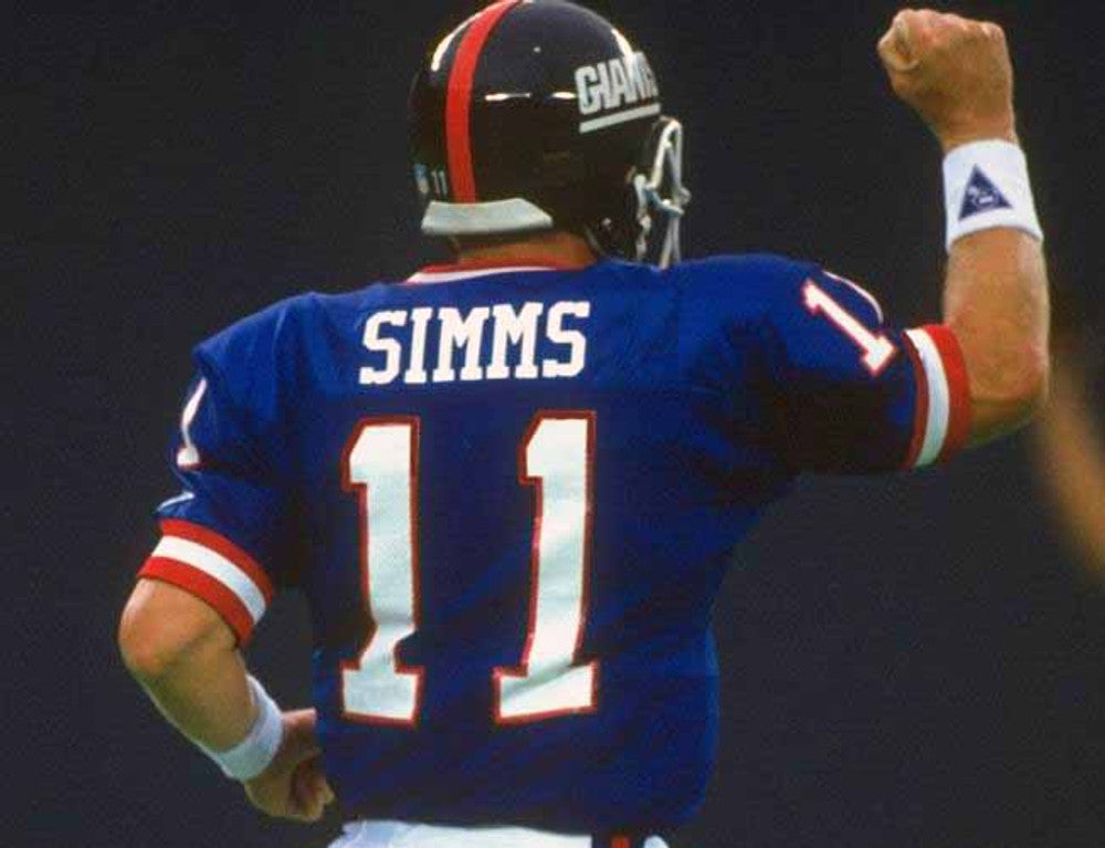 New York Giants Phil Simms 1988 Home Throwback Football Jersey product image