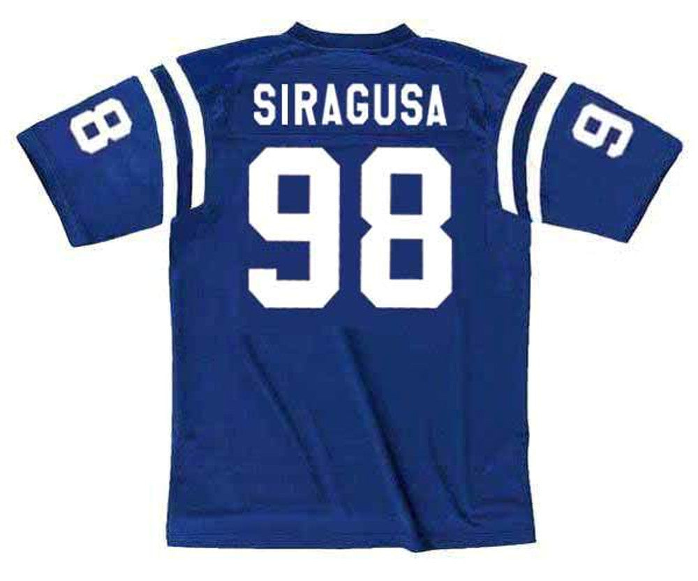 Indianapolis Colts Tony Siragusa 1992 Home Throwback Football Jersey product image