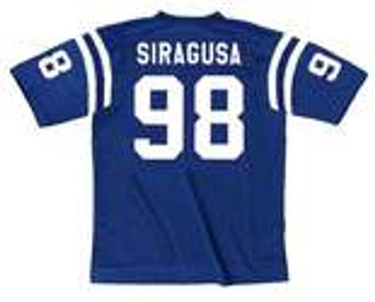 Indianapolis Colts Tony Siragusa 1992 Home Throwback Football Jersey product image