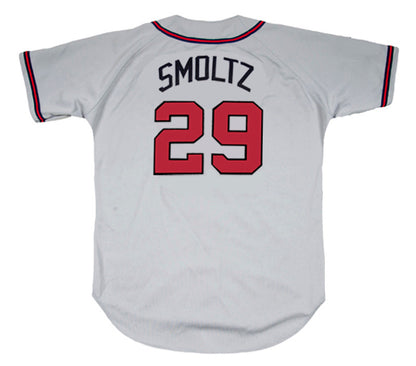 John Smoltz Atlanta Braves 1995 Baseball jersey retro stitched fan gear RTJ00401