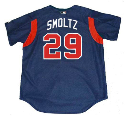 John Smoltz Atlanta Braves 2003 Baseball jersey retro stitched fan gear RTJ00399