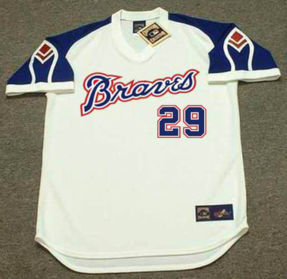 John Smoltz Atlanta Braves 1970s Baseball jersey retro stitched fan gear RTJ00402