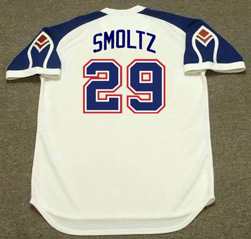 John Smoltz Atlanta Braves 1970s Baseball jersey retro stitched fan gear RTJ00402