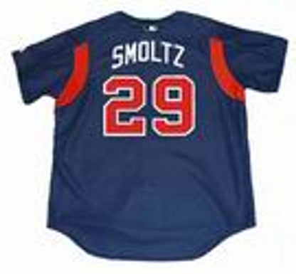 John Smoltz Atlanta Braves 2003 Baseball jersey retro stitched fan gear RTJ00399