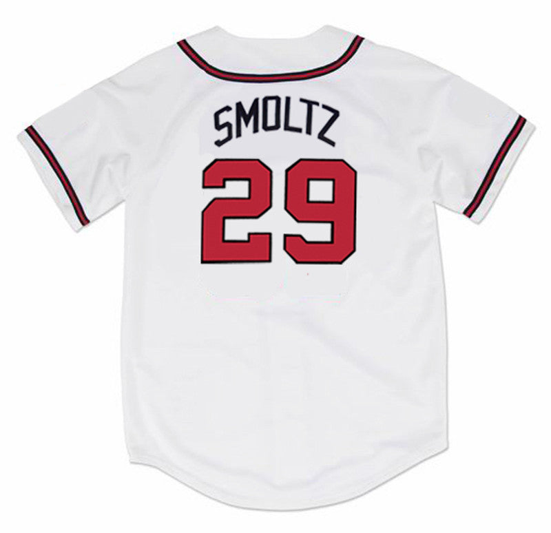 John Smoltz Atlanta Braves 1995 Baseball jersey retro stitched fan gear RTJ00400