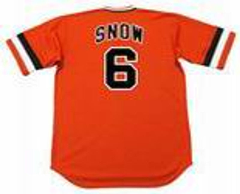 Jt Snow San Francisco Giants 1970s Baseball jersey retro stitched fan gear RTJ00695