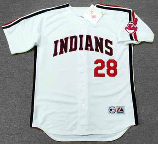 Cory Snyder Cleveland Indians 1989 Baseball jersey retro stitched fan gear RTJ01352