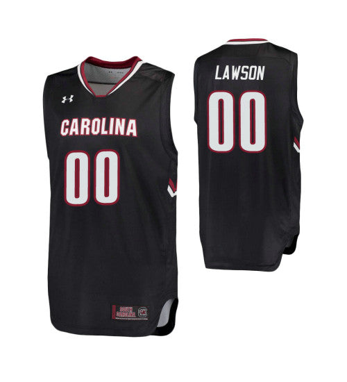 South Carolina Gamecocks 00 Aj Lawson Black College Basketball Jersey retro stitched fan jersey RTJ8128 image 1