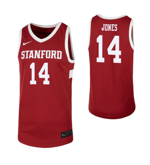 Spencer Jones College Basketball Jersey Cardinal Stanford Cardinal retro stitched fan jersey RTJ8083 image 1
