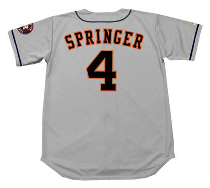 George Springer Houston Astros Baseball jersey retro stitched fan gear RTJ00833