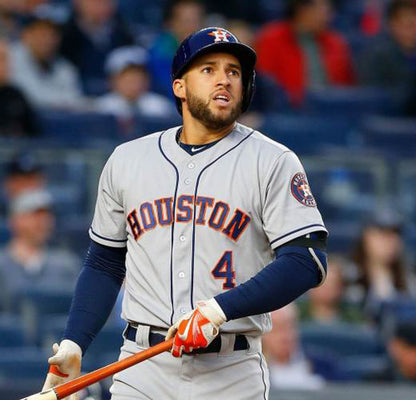 George Springer Houston Astros Baseball jersey retro stitched fan gear RTJ00833
