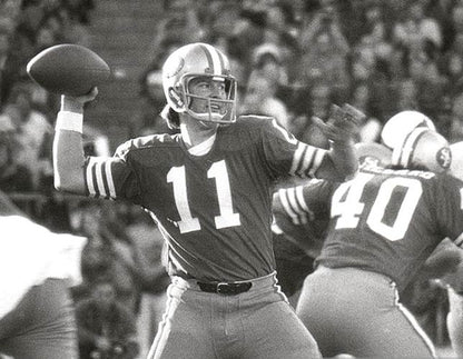 San Francisco 49ers Steve Spurrier 1973 Home Throwback Football Jersey product image