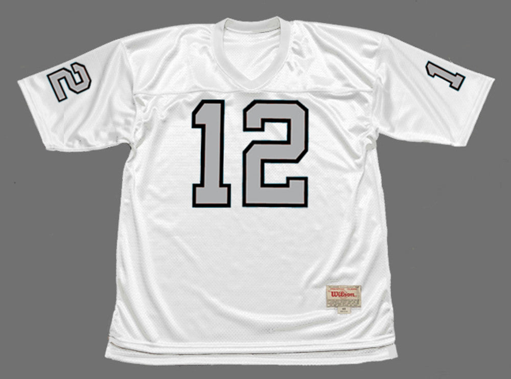 Oakland Raiders Ken Stabler 1970 Away Throwback Football Jersey product image