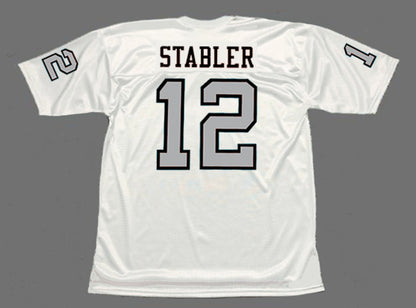 Oakland Raiders Ken Stabler 1970 Away Throwback Football Jersey product image