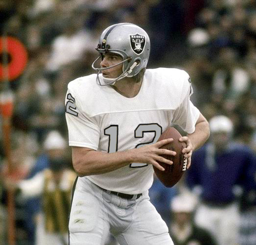 Oakland Raiders Ken Stabler 1970 Away Throwback Football Jersey product image