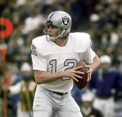 Oakland Raiders Ken Stabler 1970 Away Throwback Football Jersey product image