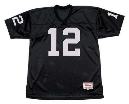 Oakland Raiders Ken Stabler 1976 Home Throwback Football Jersey product image
