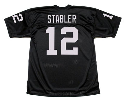 Oakland Raiders Ken Stabler 1976 Home Throwback Football Jersey product image