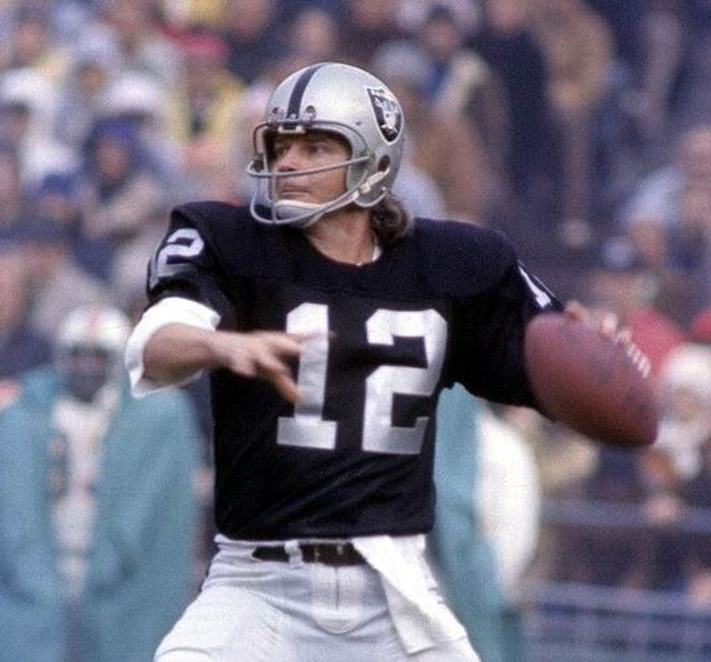 Oakland Raiders Ken Stabler 1976 Home Throwback Football Jersey product image