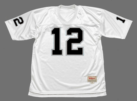Oakland Raiders Ken Stabler 1976 Away Throwback Football Jersey product image