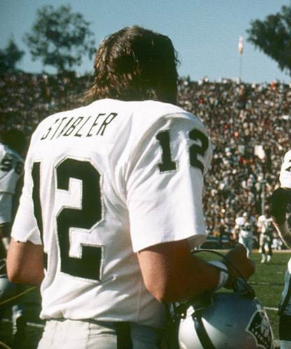 Oakland Raiders Ken Stabler 1976 Away Throwback Football Jersey product image