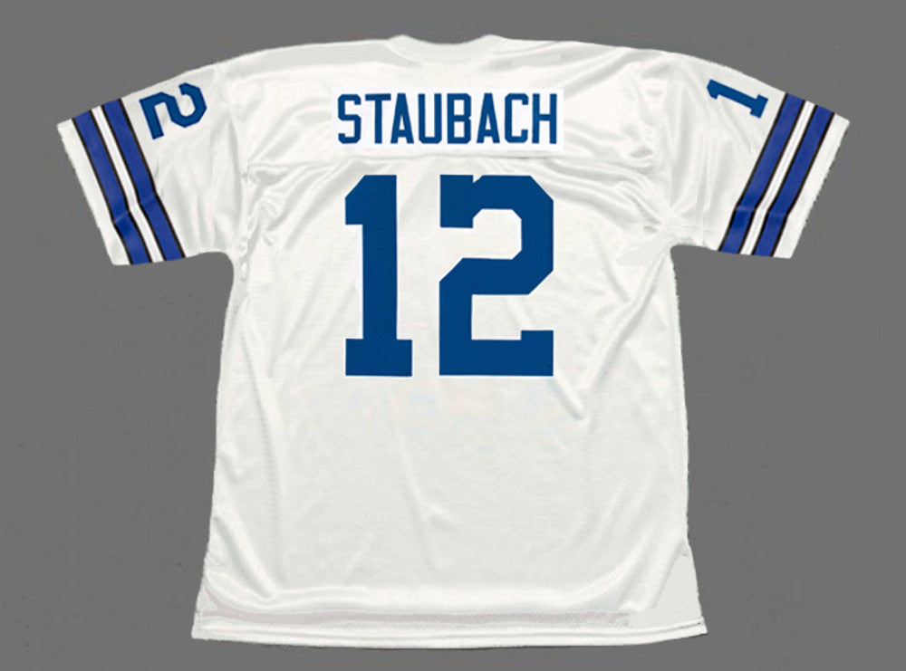 Dallas Cowboys Roger Staubach 1971 Throwback Football Jersey product image