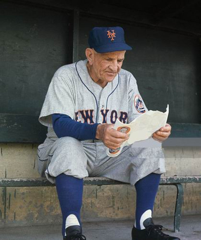 Casey Stengel New York Mets 1962 Baseball jersey retro stitched fan gear RTJ01517
