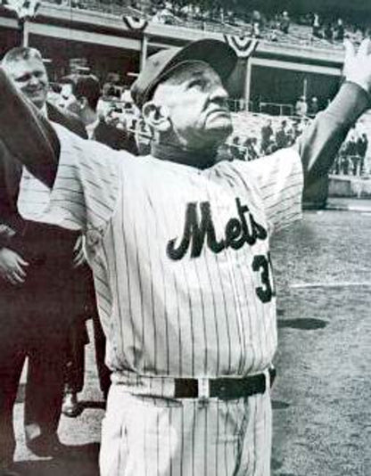 Casey Stengel New York Mets 1962 Baseball jersey retro stitched fan gear RTJ01516
