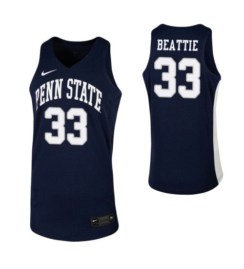 Stephen Beattie College Basketball Jersey Navy Penn State Nittany Lions retro stitched fan jersey RTJ8051 image 1