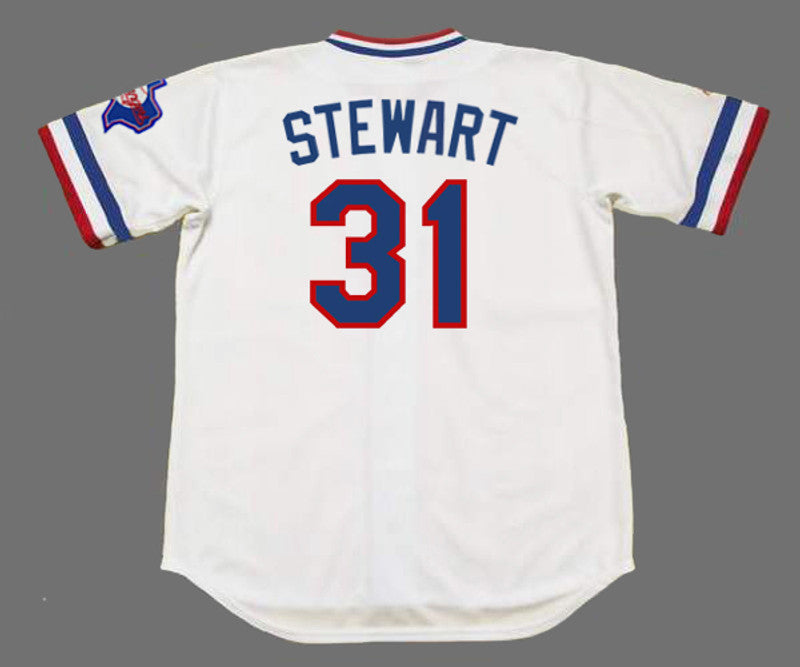 Dave Stewart Texas Rangers 1984 Baseball jersey retro stitched fan gear RTJ01246