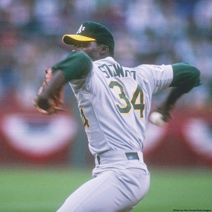 Dave Stewart Oakland Athletics 1989 Baseball jersey retro stitched fan gear RTJ01248